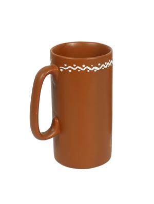 ceramic brown beer mug (set of 2) - 16252191 - Standard Image - 3