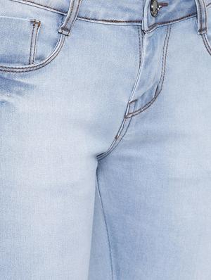 side taped stone washed jeans - 16252558 - Standard Image - 5
