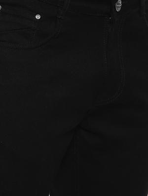 black denim plain jeans - 16252610 - Standard Image - 4