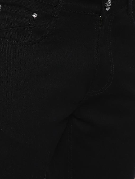 black denim plain jeans - 16252610 - Zoom Image - 4
