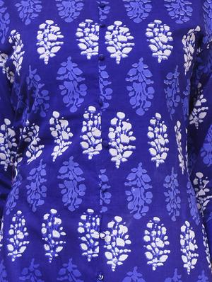 printed a-line kurta - 16252839 - Standard Image - 4