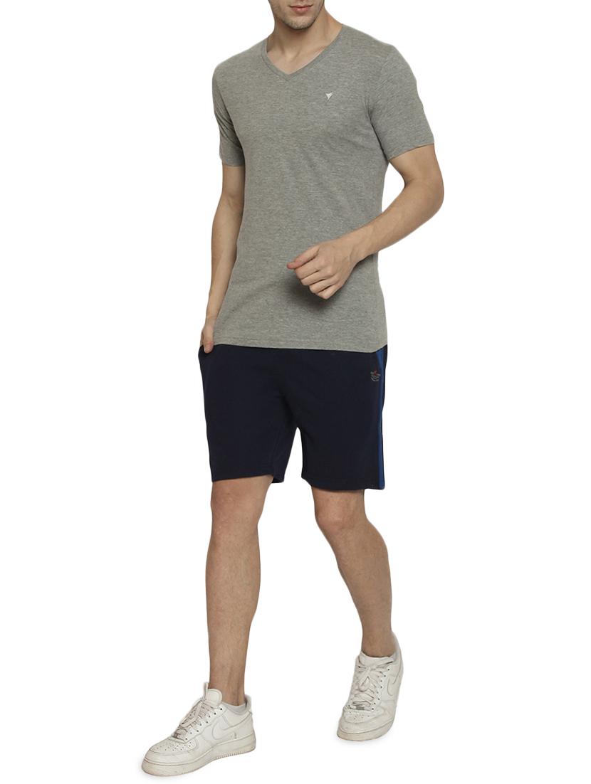 navy blue polyester shorts - 16253033 - Zoom Image - 4