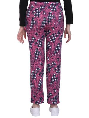 pocket detail checkered abstract track pant - 16253049 - Standard Image - 3