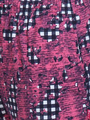 pocket detail checkered abstract track pant - 16253049 - Standard Image - 5