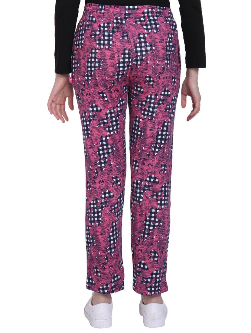 pocket detail checkered abstract track pant - 16253049 - Zoom Image - 3