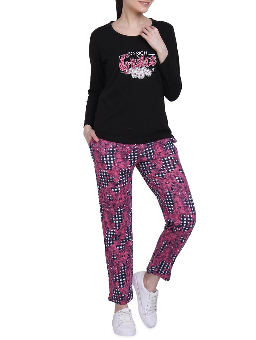 pocket detail checkered abstract track pant - 16253049 - Zoom Image - 4