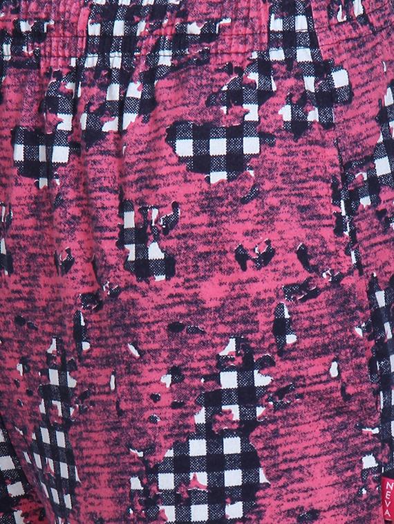 pocket detail checkered abstract track pant - 16253049 - Zoom Image - 5