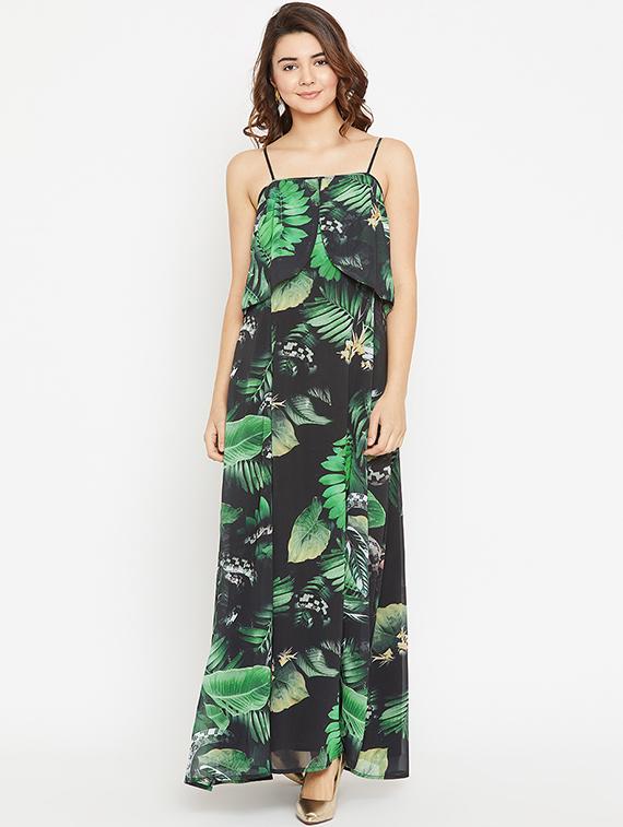 ruffle detail maxi dress - 16254502 - Zoom Image - 1
