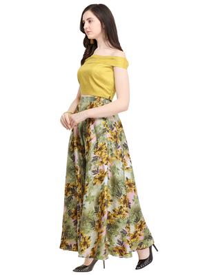 floral motif flared lehenga - 16254751 - Standard Image - 2