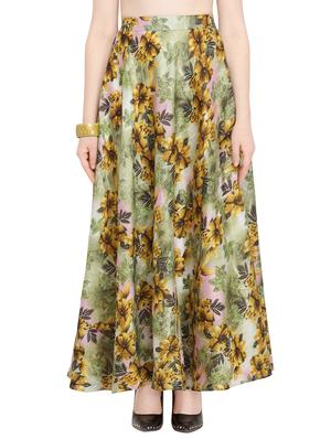 floral motif flared lehenga - 16254751 - Standard Image - 5
