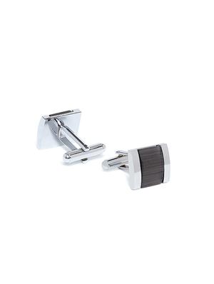 grey metal cufflink - 16254756 - Standard Image - 2
