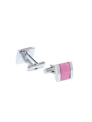 pink metal cufflink - 16254757 - Standard Image - 2