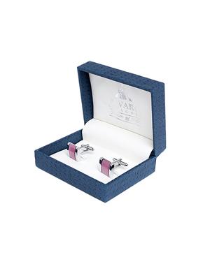 pink metal cufflink - 16254757 - Standard Image - 4