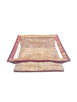 set of 2 wine silk utility bag - 16255284 - Standard Image - 2