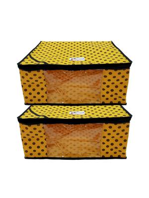 set of 2 yellow silk utility bag - 16255291 - Standard Image - 2