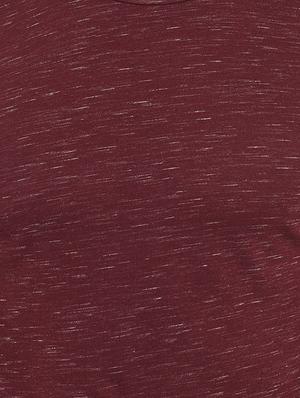 maroon melange t-shirt - 16255440 - Standard Image - 5