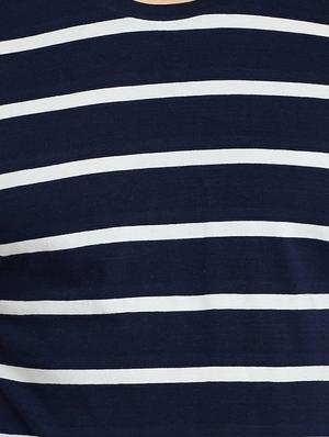 navy blue striped t-shirt - 16255444 - Standard Image - 5