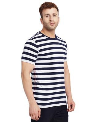 navy blue striped t-shirt - 16255448 - Standard Image - 2