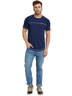 blue melange t-shirt - 16255450 - Standard Image - 4