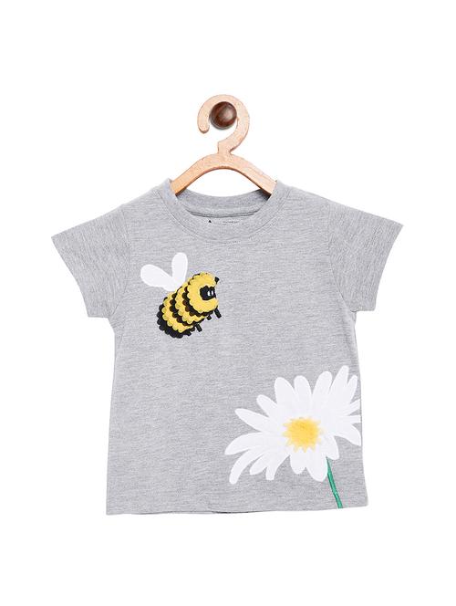 grey cotton regular tees - 16255599 - Very Small Image - 1