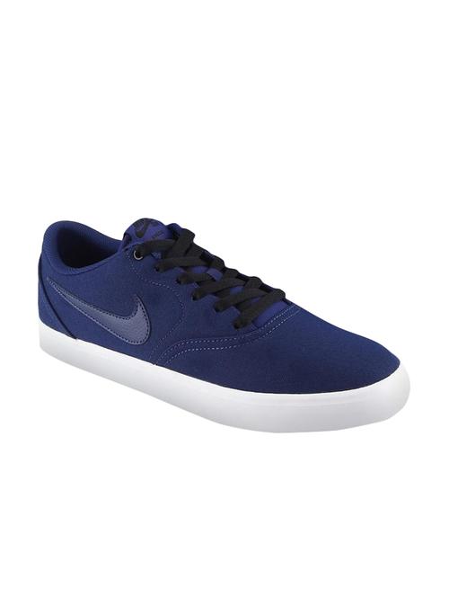 blue canvas lace up sneakers - 16256076 - Very Small Image - 1
