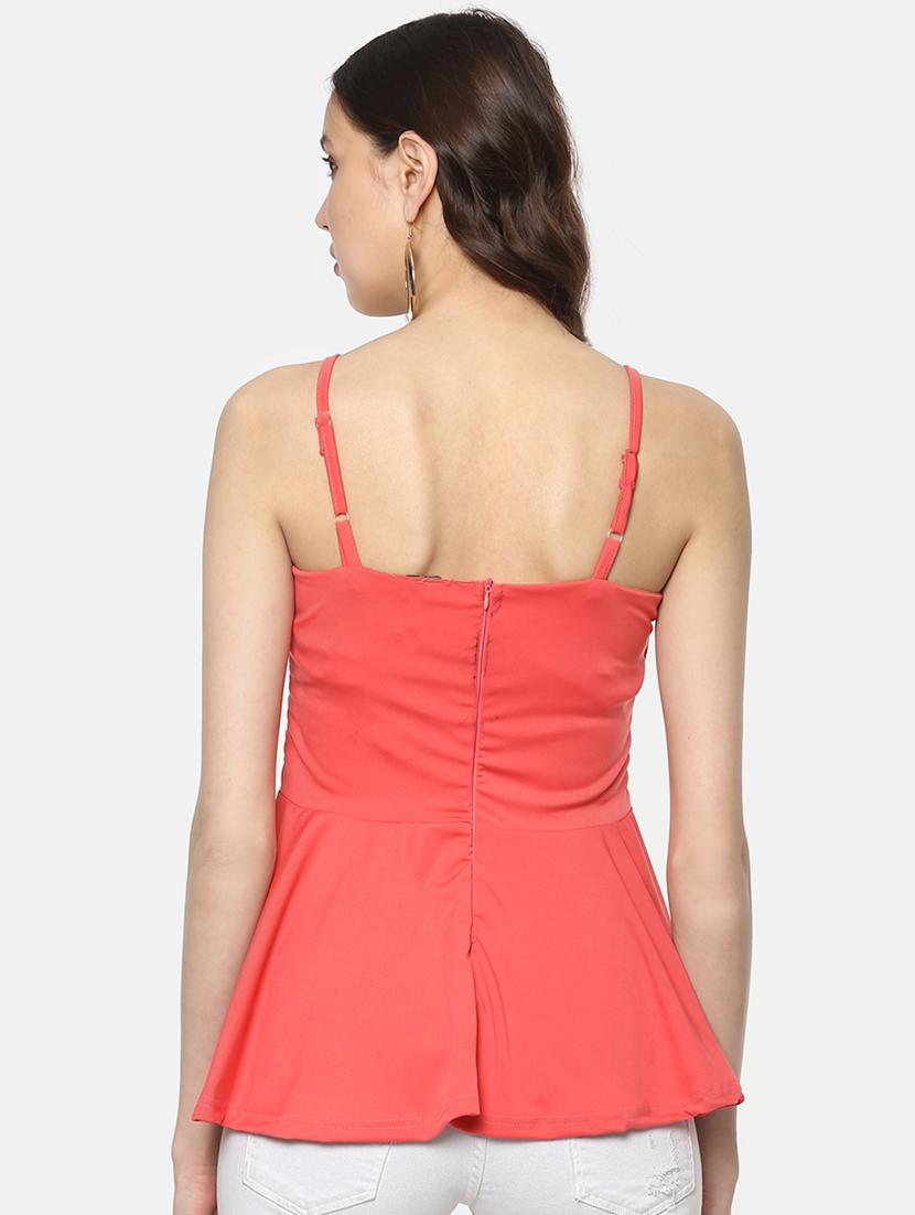 cami neck pleated top - 16256450 - Zoom Image - 3