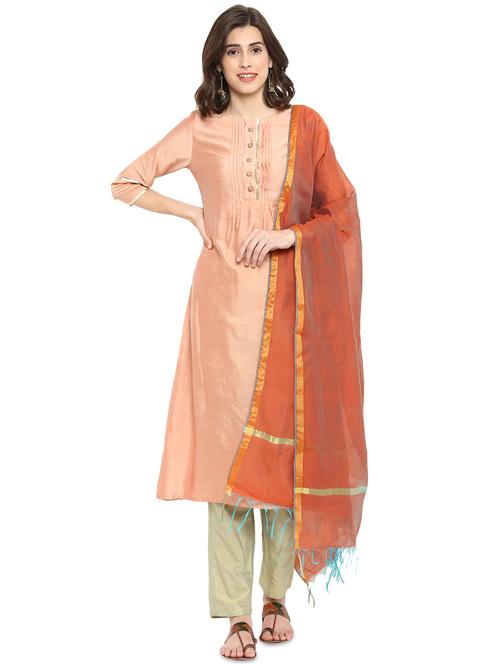 solid a-line kurta - 16256567 - Standard Image - 1
