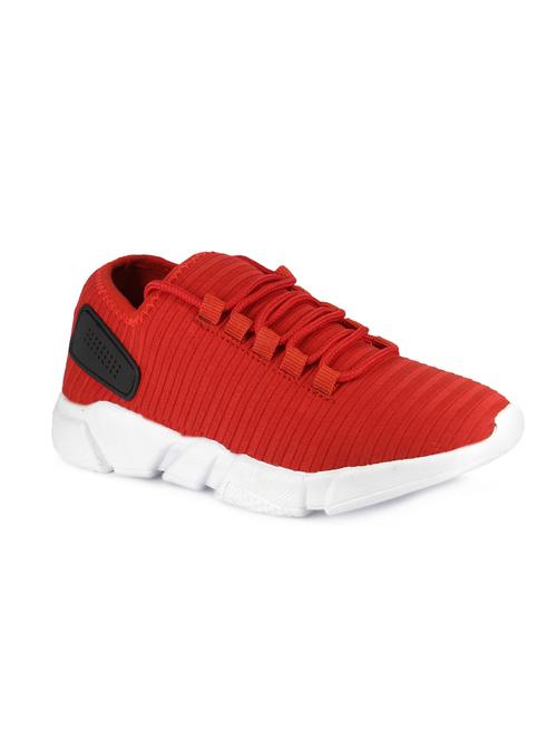 red fabric sport shoes - 16257484 - Standard Image - 1