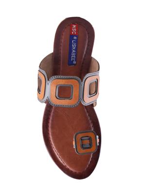 brown one toe sandals - 16258995 - Standard Image - 4