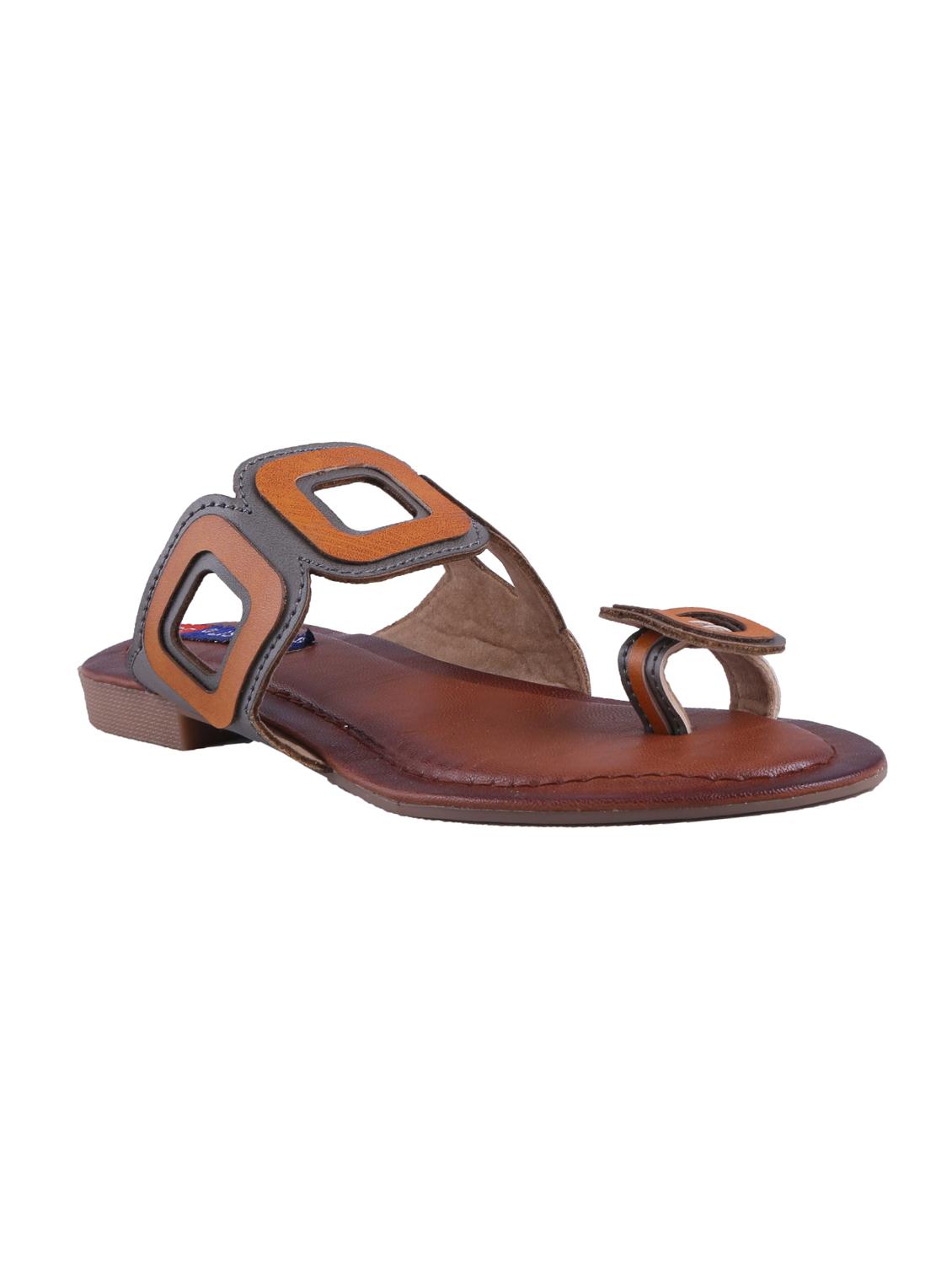 brown one toe sandals - 16258995 - Zoom Image - 1