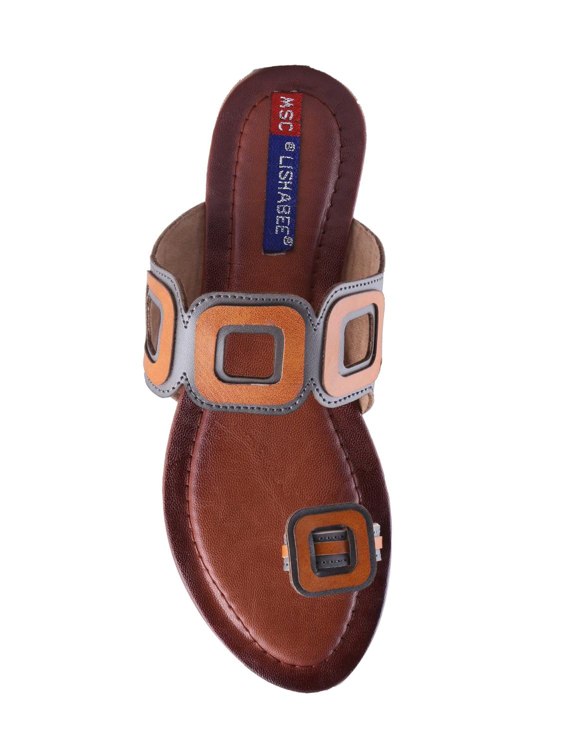 brown one toe sandals - 16258995 - Zoom Image - 4