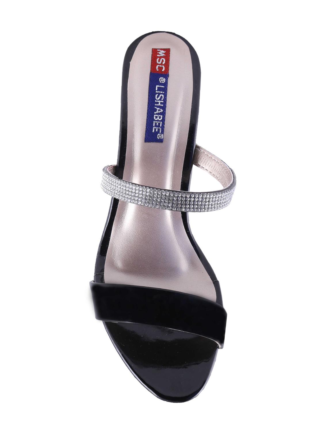 black slip on sandals - 16259088 - Zoom Image - 4