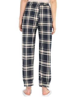 high rise checkered pajama - 16259417 - Standard Image - 3