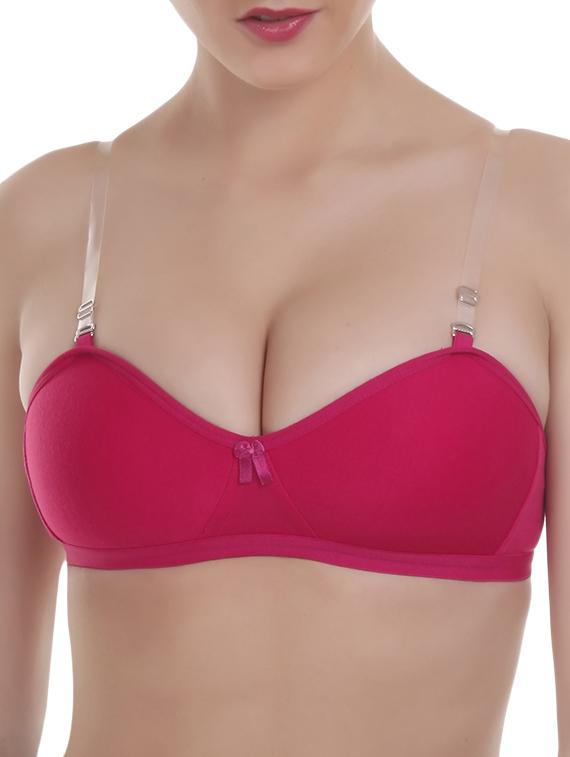 set of 2 bow patch bras - 16259775 - Zoom Image - 2