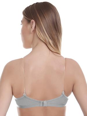 floral patch detachable strap bra - 16259787 - Standard Image - 3
