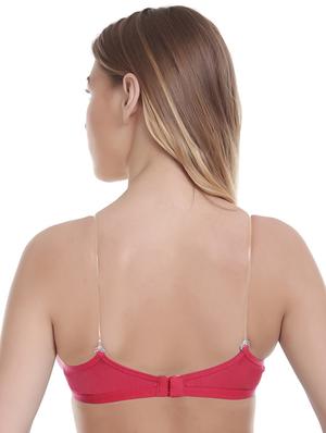 floral patch detachable strap bra - 16259787 - Standard Image - 7