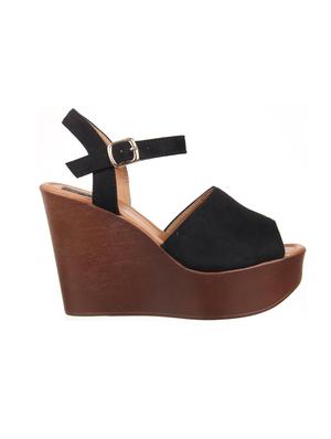 black platforms wedges - 16260441 - Standard Image - 2