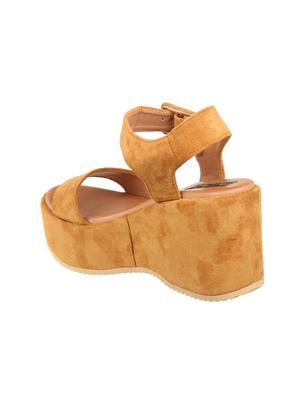 tan back strap wedges - 16260469 - Standard Image - 3