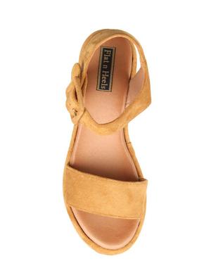 tan back strap wedges - 16260469 - Standard Image - 4