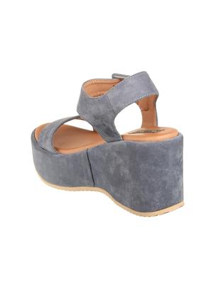 grey back strap wedges - 16260471 - Standard Image - 3