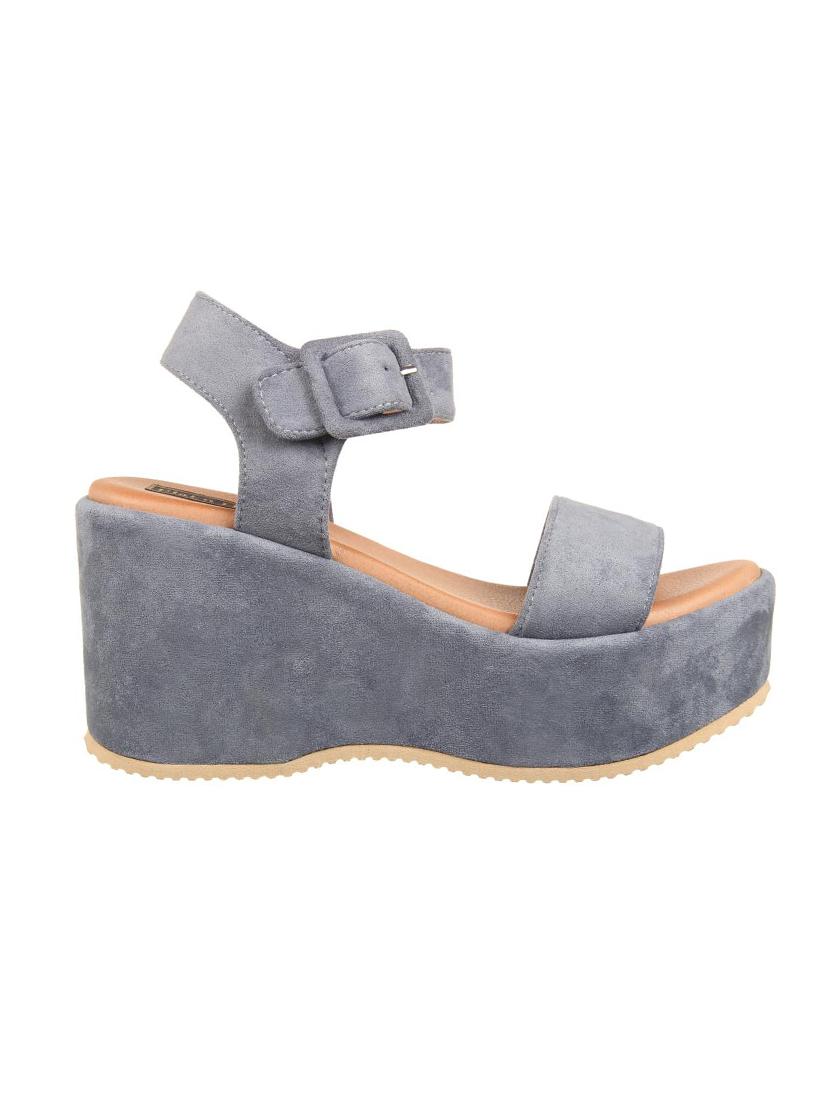 grey back strap wedges - 16260471 - Zoom Image - 2