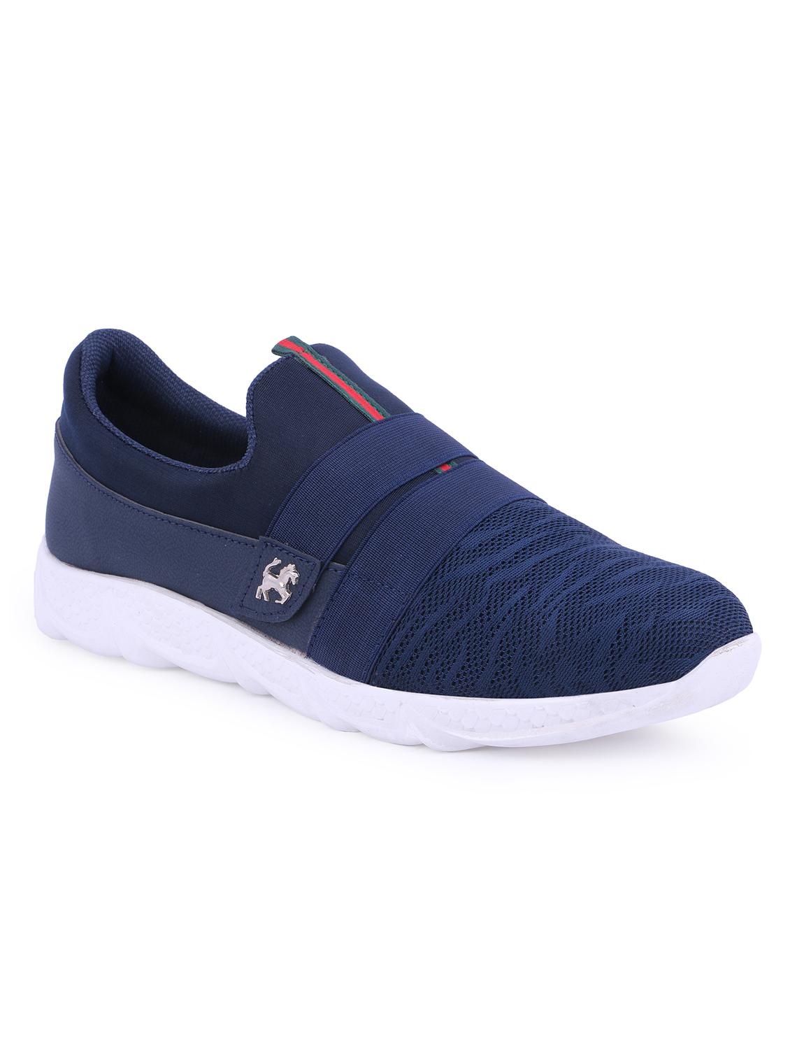 navy blue mesh slip on sport shoes - 16260777 - Zoom Image - 1