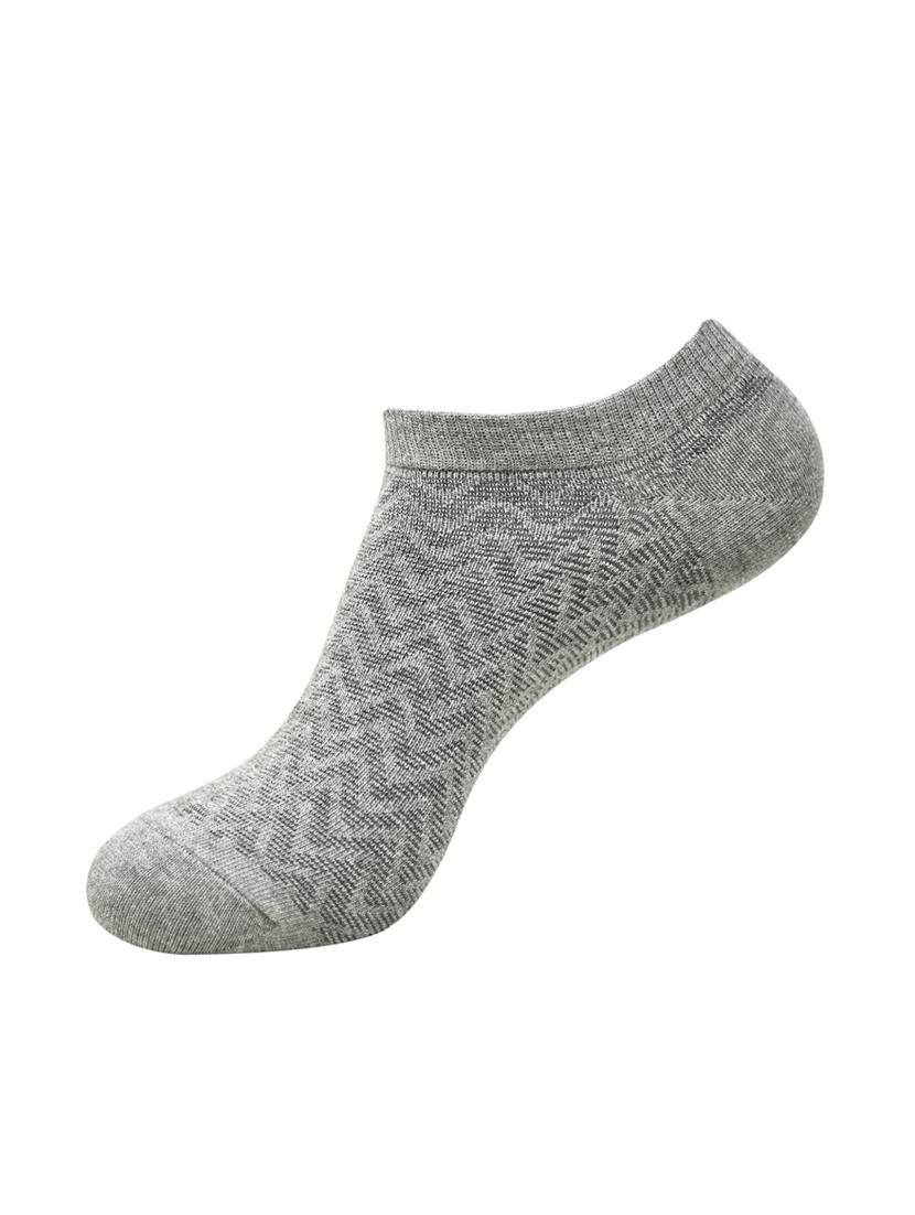 set of 5 multi colored cotton above ankle length sock - 16260887 - Zoom Image - 3