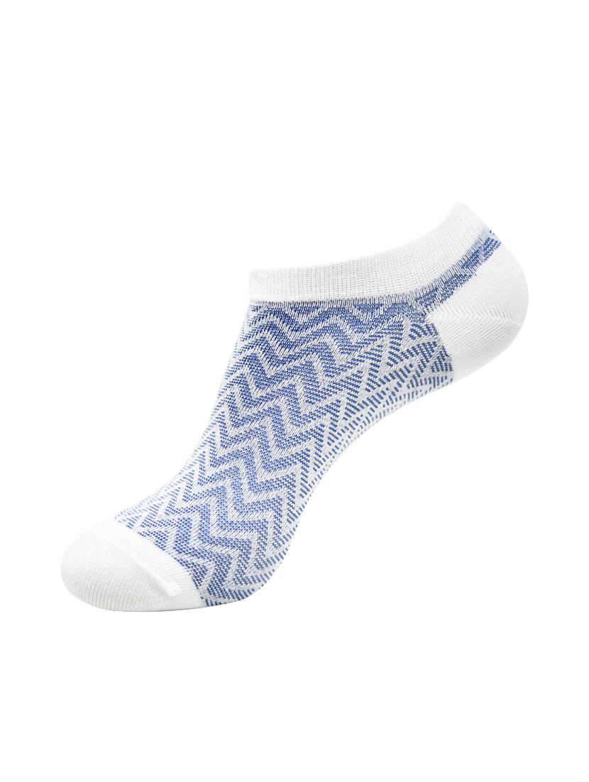 set of 5 multi colored cotton above ankle length sock - 16260887 - Zoom Image - 4