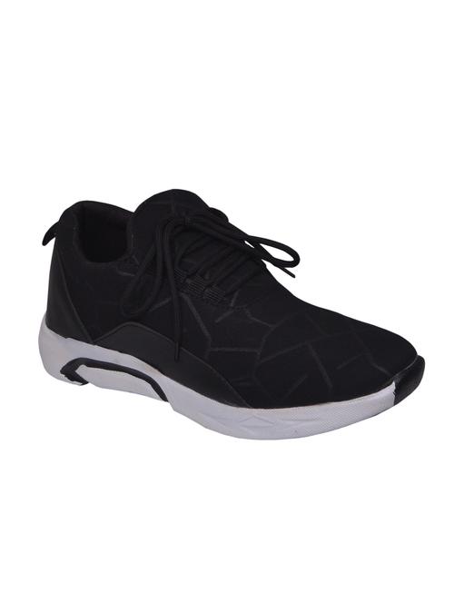 black fabric sport shoes - 16260896 - Standard Image - 1