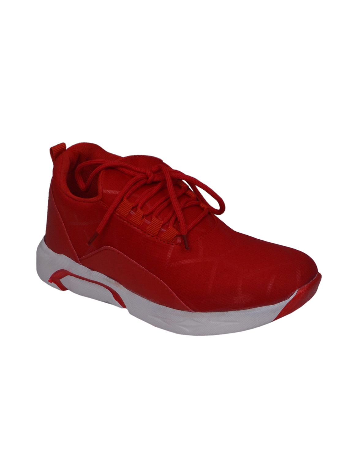 red fabric sport shoes - 16260898 - Zoom Image - 1