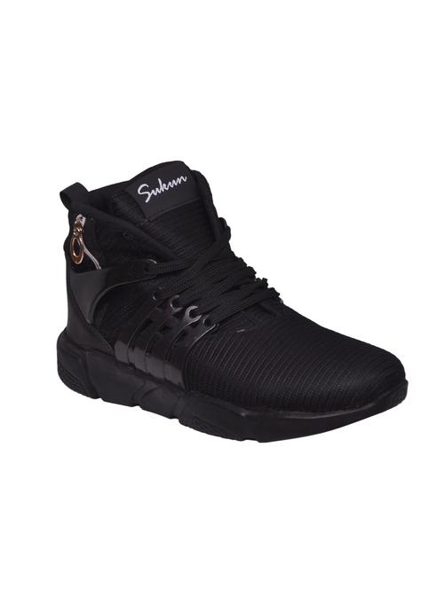 black mesh sport shoes - 16260901 - Standard Image - 1