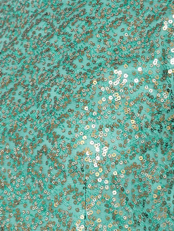 slit sleeved sequined gown - 16262073 - Zoom Image - 4