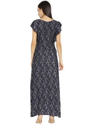 ruffle sleeved floral maxi dress - 16262083 - Standard Image - 2