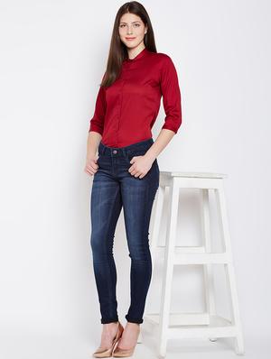 curved hem printed shirt - 16262636 - Standard Image - 4